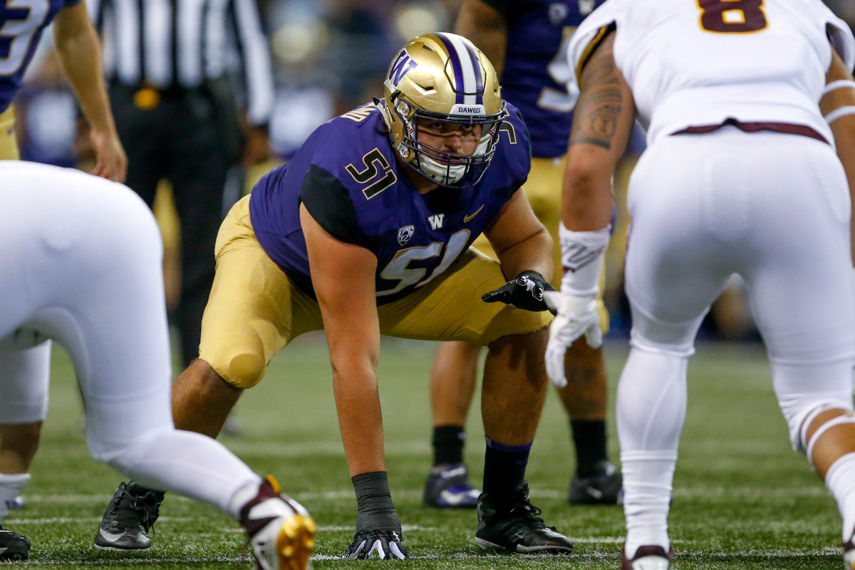 Washington's Jaxson Kirkland has the build and athleticism of a potential first-round pick. 